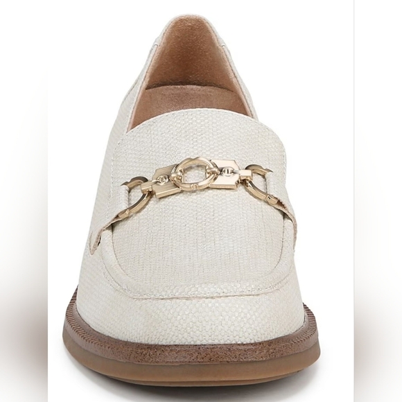 Dr.Scholls Rate Up Bit Off White Horse Bit Heel Loafers Dress Shoes Comfort Sz.8 - Picture 2 of 11